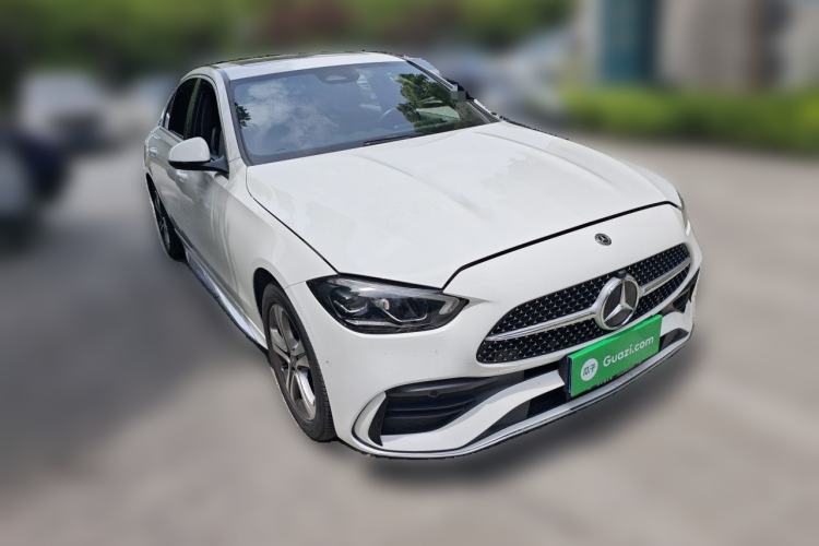 Used Mercedes-Benz C-Class 2022 C 200 L Sport Edition Front Right 45 Deg