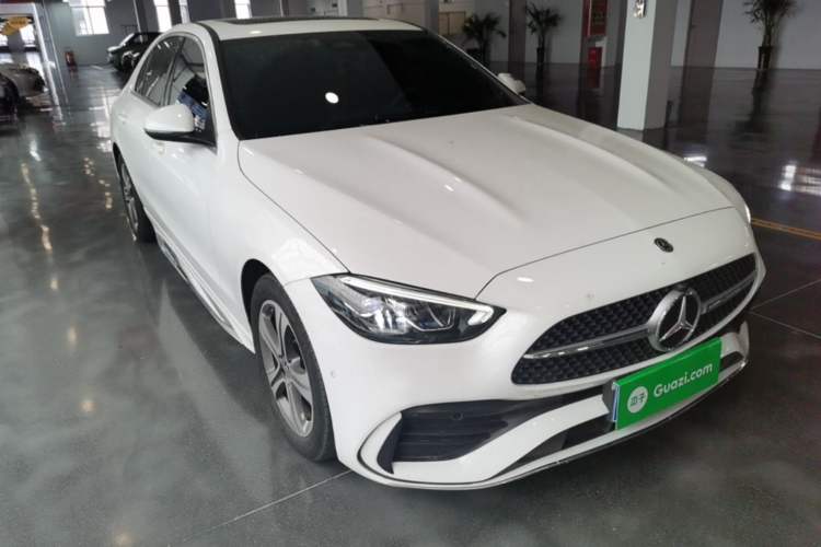 Used Mercedes-Benz C-Class 2022 C 200 L Sport Edition Front Right 45 Deg
