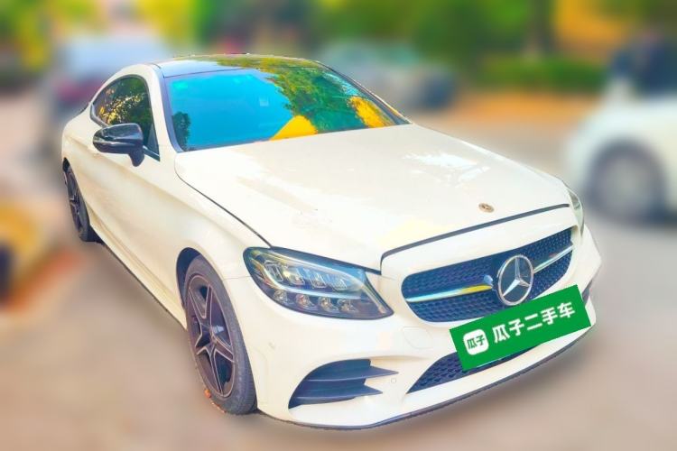 Used Mercedes-Benz C-Class 2022 C 260 Coupe Front Right 45 Deg
