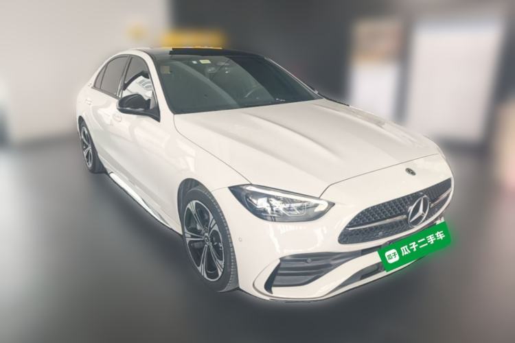 Used Mercedes-Benz C-Class 2022 C 260 L Obsidian Night Sport Edition Front Right 45 Deg