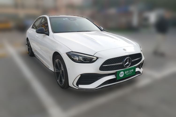 Used Mercedes-Benz C-Class 2022 C 260 L Obsidian Night Sport Edition Front Right 45 Deg