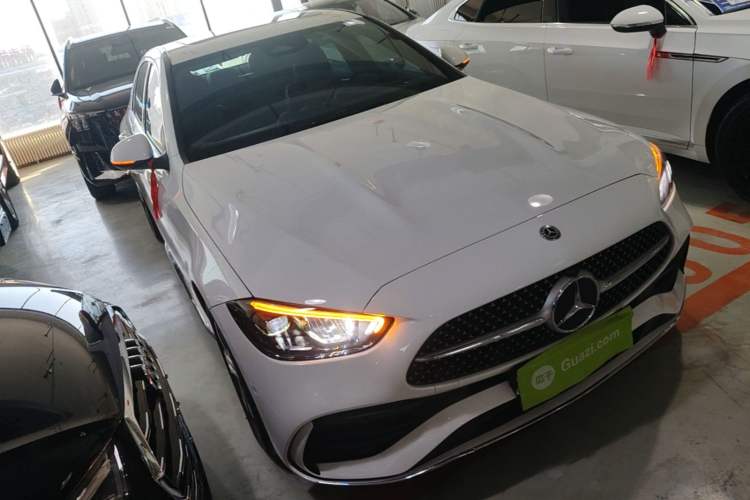 Used Mercedes-Benz C-Class 2022 C 200 L Sport Edition Front Right 45 Deg