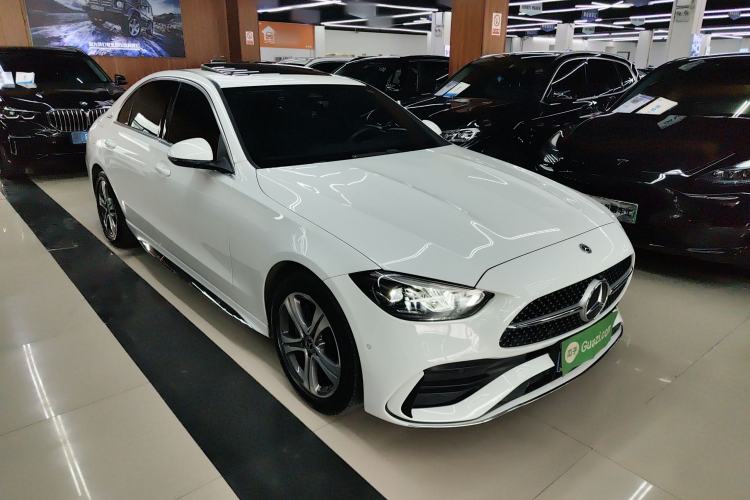 Used Mercedes-Benz C-Class 2022 C 200 L Sport Edition Front Right 45 Deg
