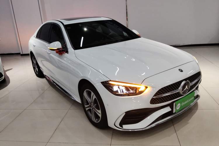 Used Mercedes-Benz C-Class 2022 C 200 L Sport Edition Front Right 45 Deg