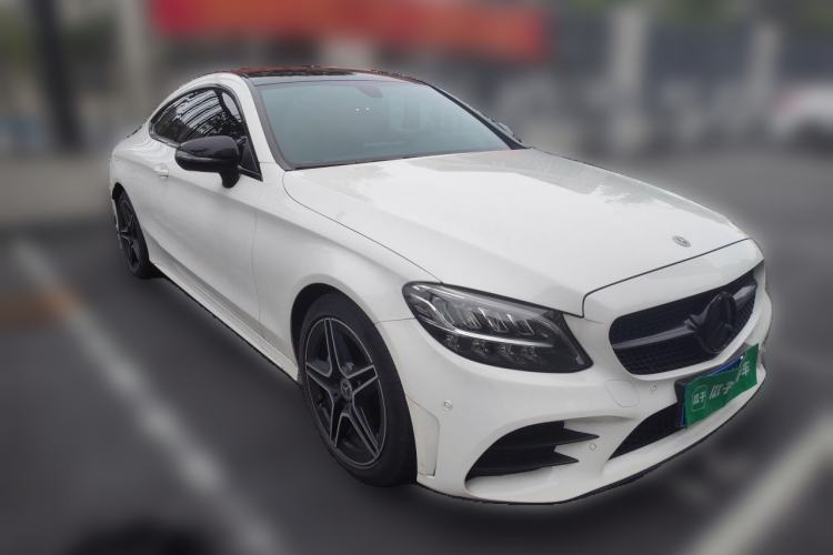 Used Mercedes-Benz C-Class 2022 C 260 Coupe Front Right 45 Deg