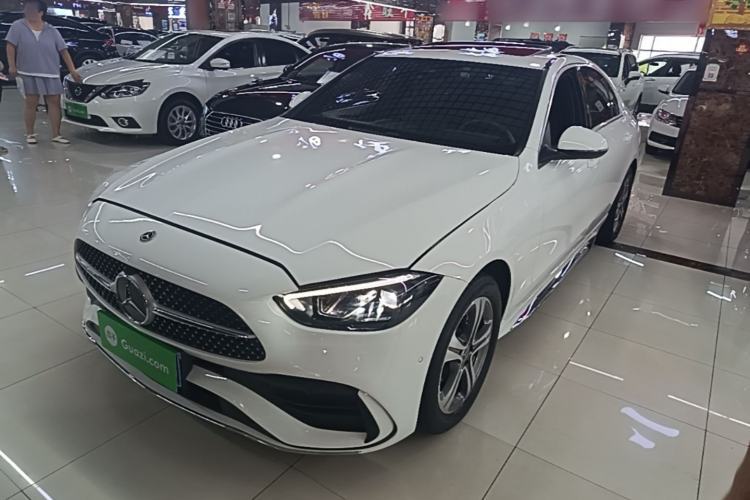Used Mercedes-Benz C-Class 2022 Restyled C 200 L Sport Edition Guazi used car, China used car export, Used car for sale, Used Mercedes-Benz cars, Cheapest cars for sale
