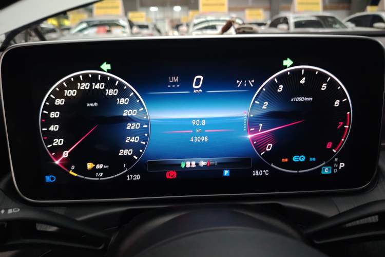 Used Mercedes-Benz C-Class 2022 C 260 L Obsidian Night Sport Edition Instrument Cluster