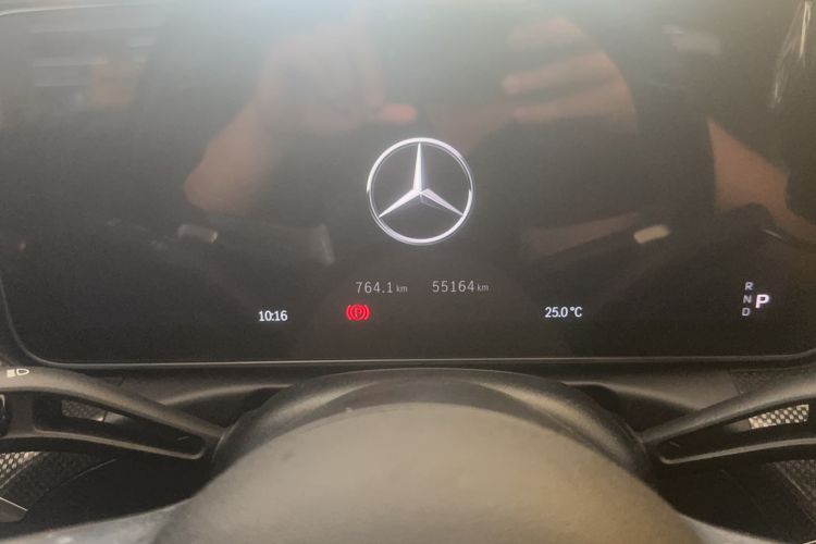 Used Mercedes-Benz C-Class 2022 Restyled C 260 L Sport Edition Odometer Close Up