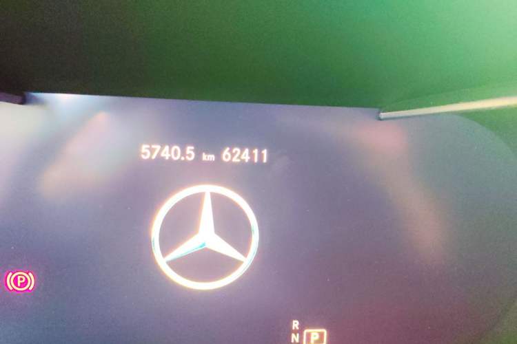 Used Mercedes-Benz C-Class 2022 C 260 Coupe Odometer Close Up