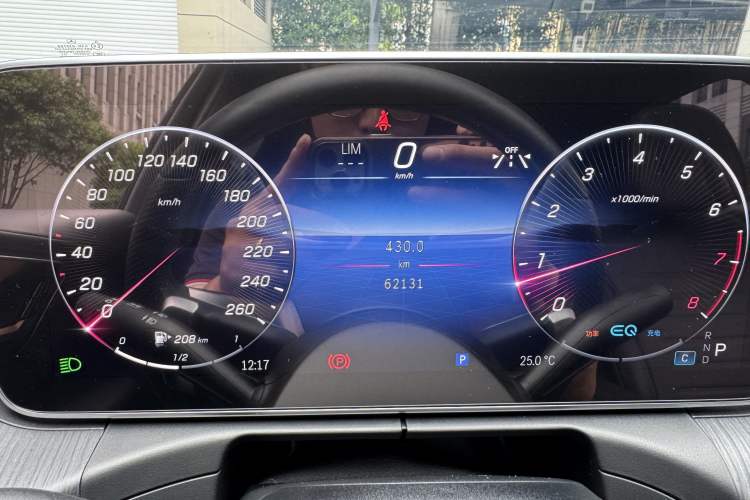 Used Mercedes-Benz C-Class 2022 C 200 L Sport Edition Odometer Close Up