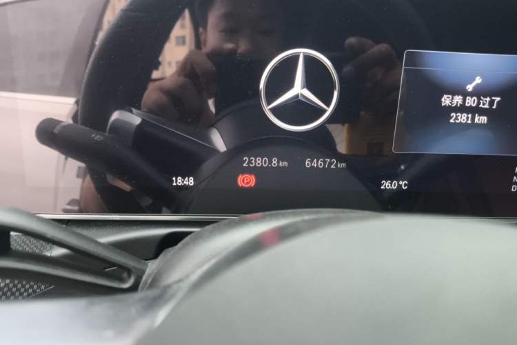 Used Mercedes-Benz C-Class 2022 C 260 L Sport Edition Odometer Close Up