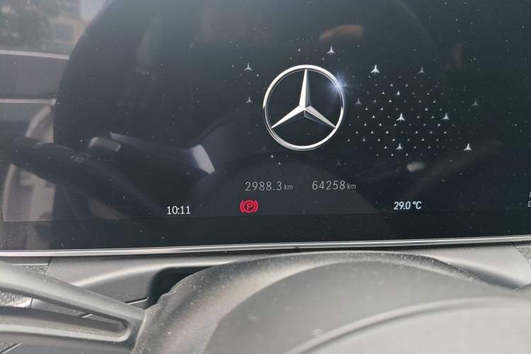 Used Mercedes-Benz C-Class 2022 C 260 L Sport Edition Odometer Close Up
