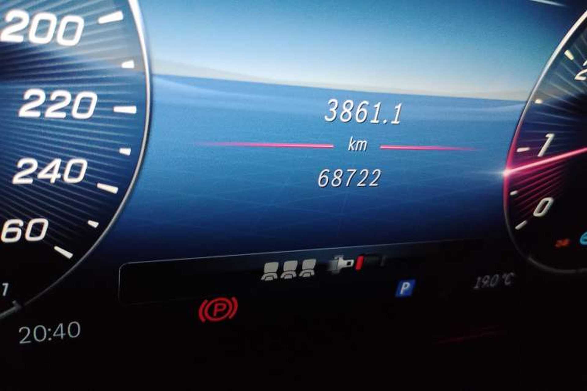 Used Mercedes-Benz C-Class 2022 C 260 L Sport Edition Odometer Close Up