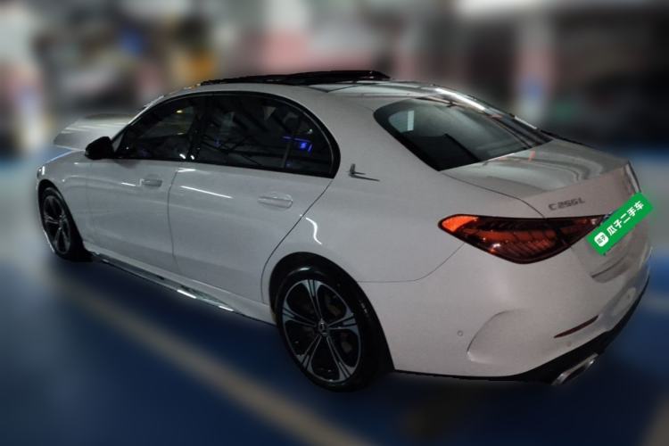 Used Mercedes-Benz C-Class 2022 C 260 L Obsidian Night Sport Edition Rear Left 45 Deg