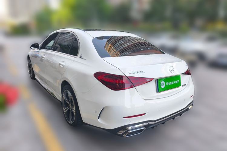 Used Mercedes-Benz C-Class 2022 Restyled C 260 L Sport Edition 4MATIC Rear Left 45 Deg