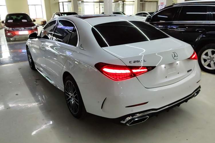 Used Mercedes-Benz C-Class 2022 C 260 L Sport Edition Rear Left 45 Deg