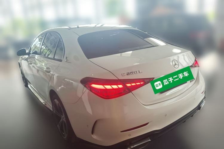 Used Mercedes-Benz C-Class 2022 C 260 L Obsidian Night Sport Edition Rear Left 45 Deg