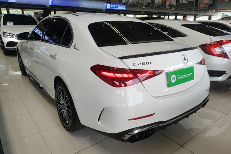 Used Mercedes-Benz C-Class 2022 Restyled C 200 L Sport Edition Rear Left 45 Deg