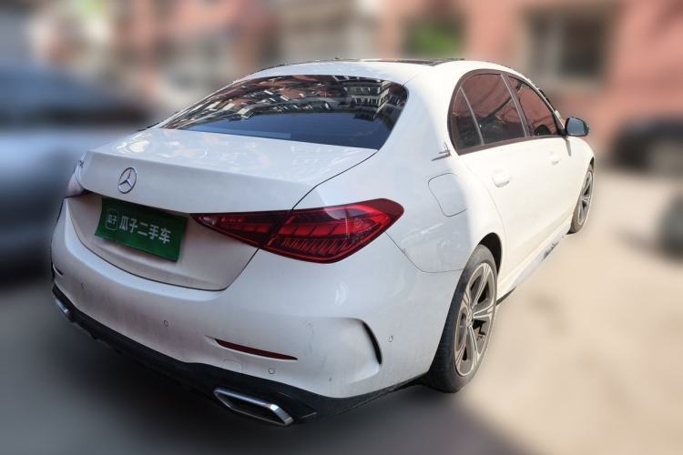 Used Mercedes-Benz C-Class 2022 Revised C 260 L Starry Night Sport Edition Rear Right 45 Deg