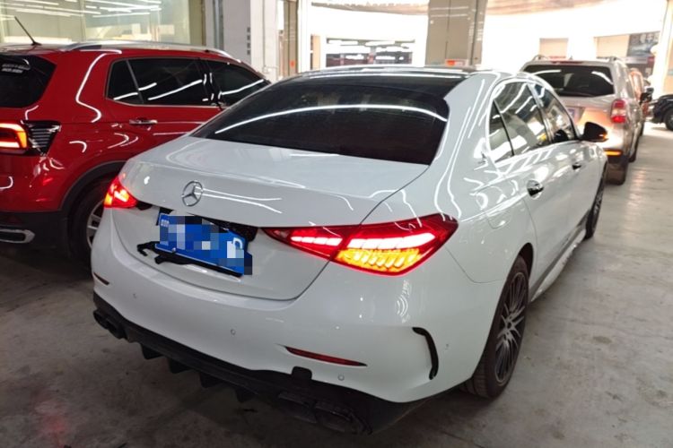 Used Mercedes-Benz C-Class 2022 C 260 L Sport Edition Rear Right 45 Deg