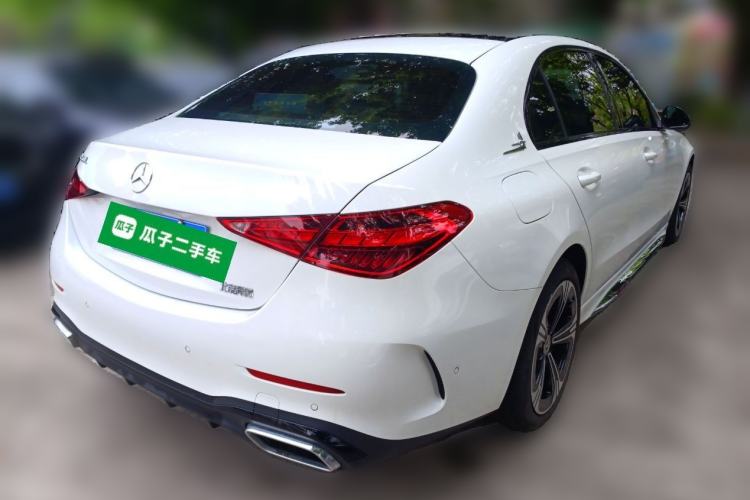 Used Mercedes-Benz C-Class 2022 Revised C 260 L Starry Night Sport Edition Rear Right 45 Deg