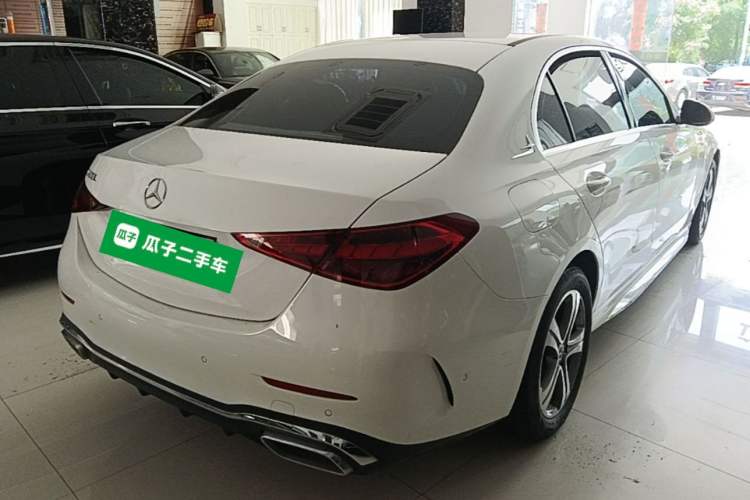 Used Mercedes-Benz C-Class 2022 Restyled C 200 L Sport Edition Rear Right 45 Deg