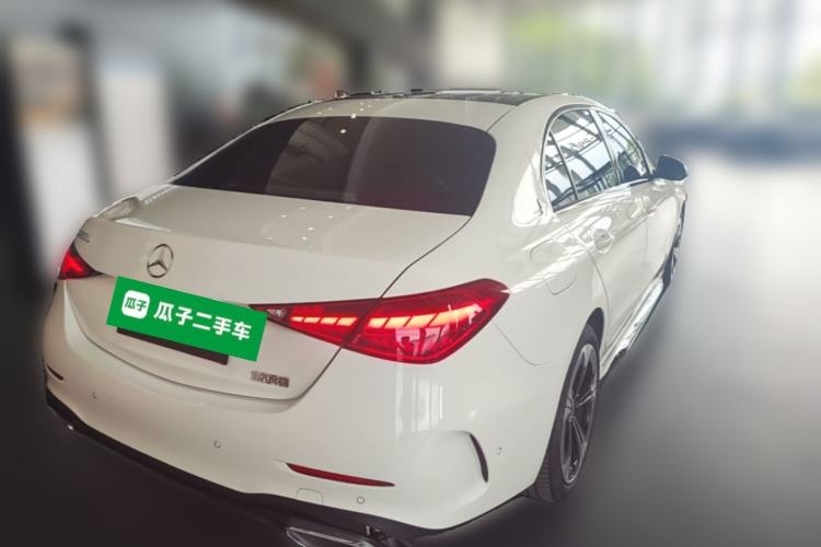 Used Mercedes-Benz C-Class 2022 C 260 L Obsidian Night Sport Edition Rear Right 45 Deg