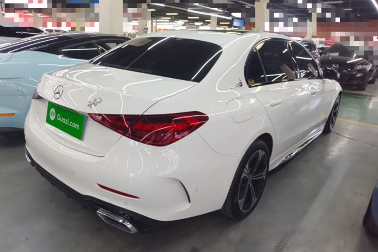 Used Mercedes-Benz C-Class 2022 C 260 L Obsidian Night Sport Edition Rear Right 45 Deg