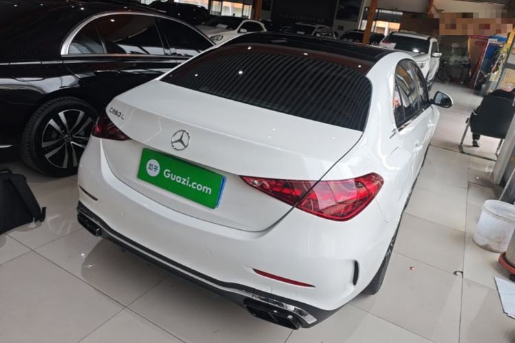 Used Mercedes-Benz C-Class 2022 Restyled C 260 L Sport Edition Rear Right 45 Deg