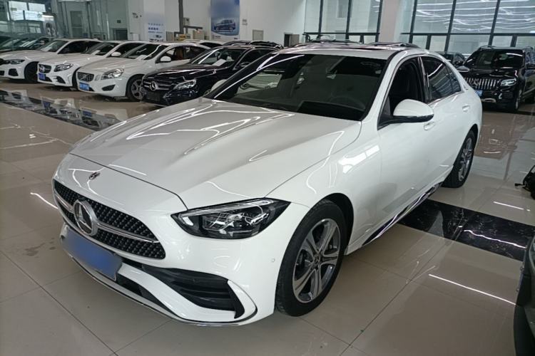 Used Mercedes-Benz C-Class 2022 Restyled C 200 L Sport Edition Guazi used car, China used car export, Used car for sale, Used Mercedes-Benz cars, Cheapest cars for sale