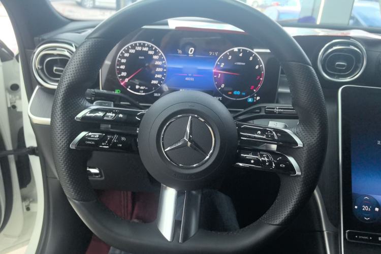 Used Mercedes-Benz C-Class 2022 C 260 L Obsidian Night Sport Edition Steering Wheel