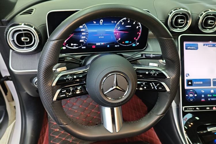 Used Mercedes-Benz C-Class 2022 C 260 L Obsidian Night Sport Edition Steering Wheel