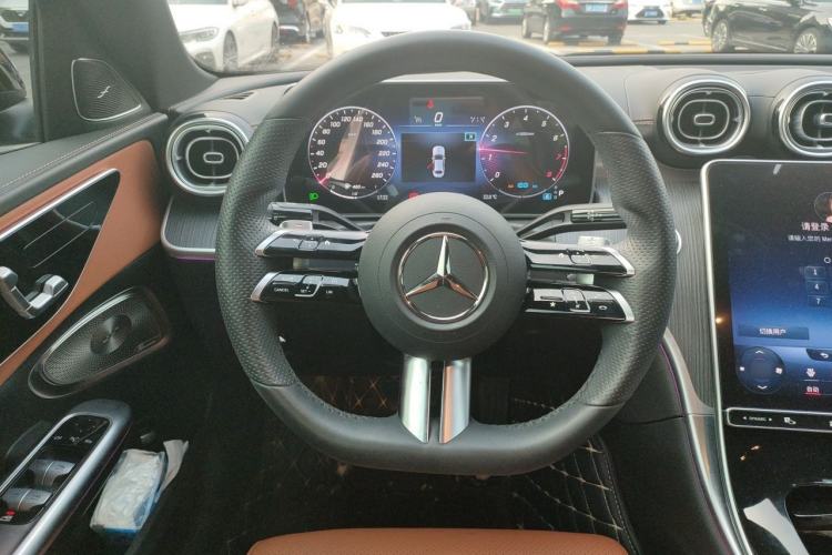 Used Mercedes-Benz C-Class 2022 C 260 L Obsidian Night Sport Edition Steering Wheel