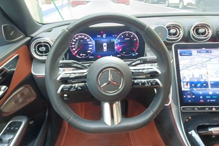 Used Mercedes-Benz C-Class 2022 C 260 L Obsidian Night Sport Edition Steering Wheel