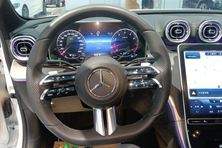 Used Mercedes-Benz C-Class 2022 Revised C 260 L Starry Night Sport Edition Steering Wheel