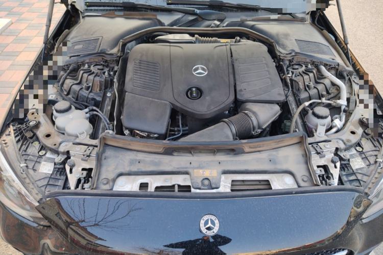 Used Mercedes-Benz C-Class 2023 Second Facelift C 260 L Sport Edition Engine Bay