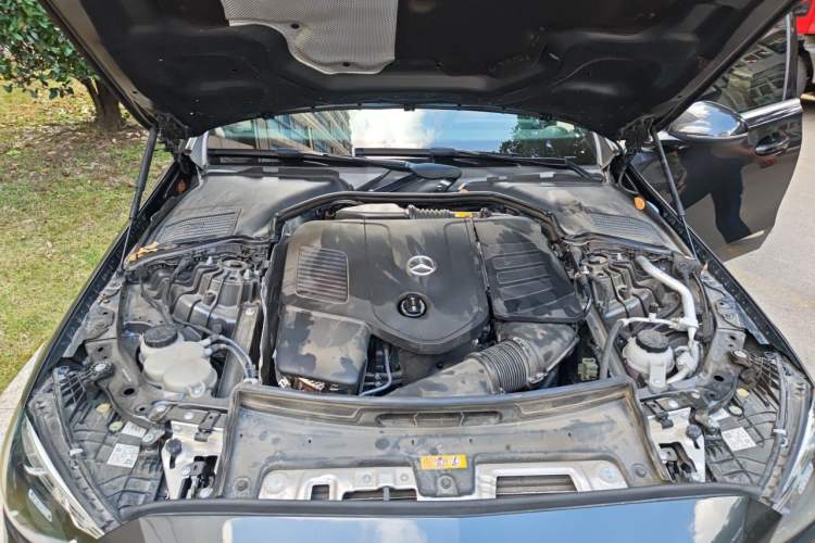 Used Mercedes-Benz C-Class 2023 Second Facelift C 260 L Sport Edition Engine Bay