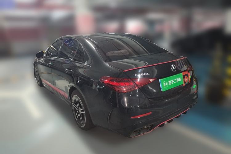 Used Mercedes-Benz C-Class 2023 Restyled C 260 L Night Edition Sports Version Rear Left 45 Deg