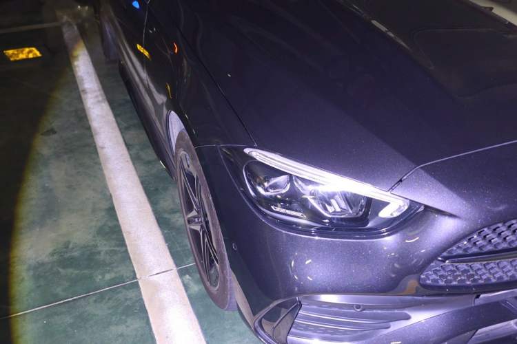Used Mercedes-Benz C-Class 2023 Second Facelift C 260 L Starry Night Sports Edition Right Front Headlight