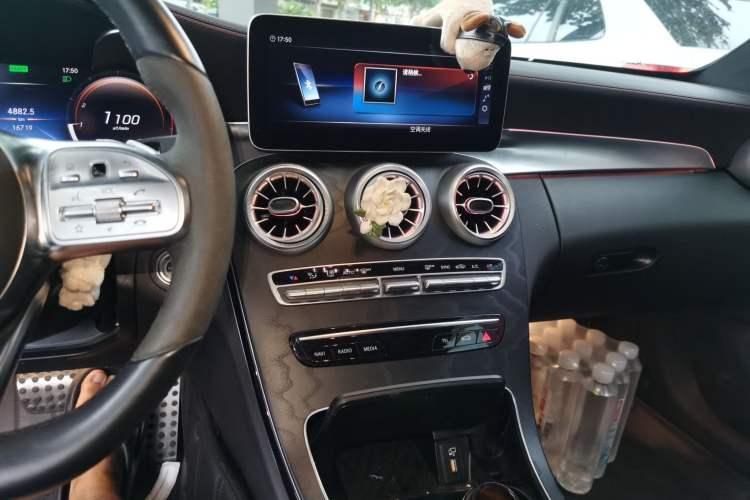 Used Mercedes-Benz C-Class 2023 C 260 Coupe Audio And AC Panel