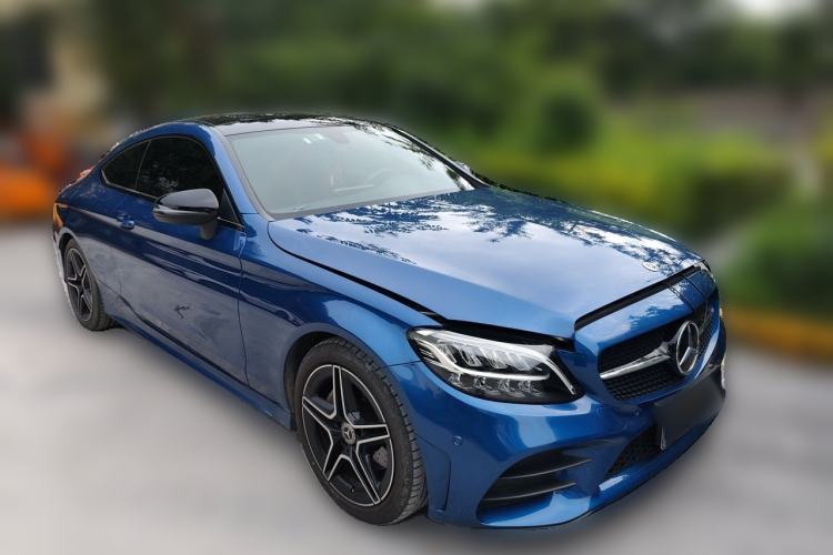 Used Mercedes-Benz C-Class 2023 C 260 Coupe Front Right 45 Deg