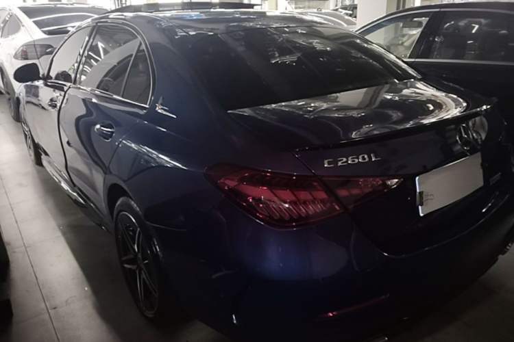 Used Mercedes-Benz C-Class 2023 Restyled C 260 L Night Edition Sports Version Rear Left 45 Deg