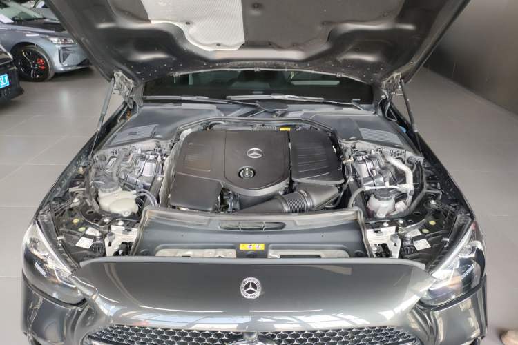 Used Mercedes-Benz C-Class 2023 Restyled C 260 L Night Edition Sports Version Engine Bay