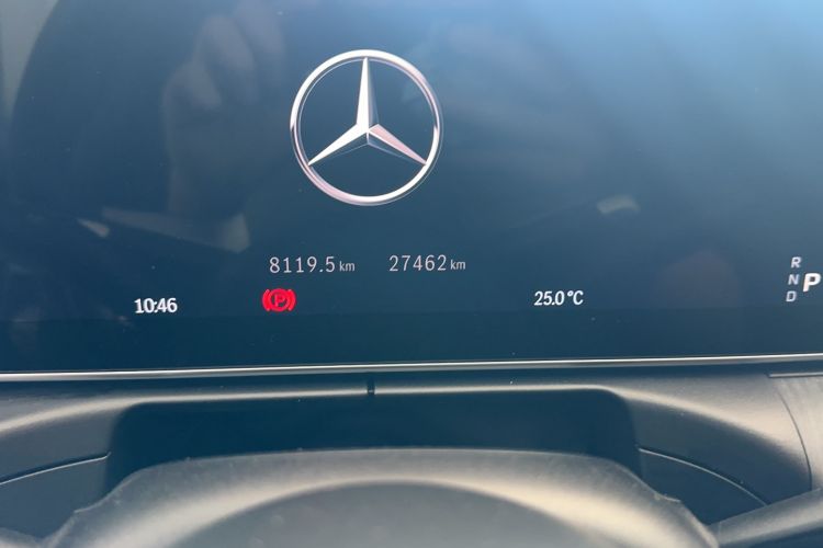 Used Mercedes-Benz C-Class 2023 C 260 L Sport Edition Odometer Close Up