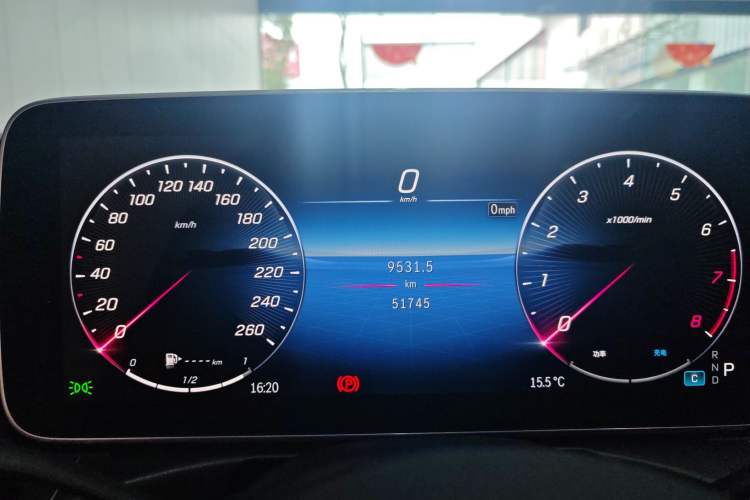 Used Mercedes-Benz C-Class 2023 Restyled C 260 L Sport Edition Odometer Close Up