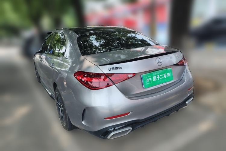 Used Mercedes-Benz C-Class 2023 Restyled C 260 L Night Edition Sports Version Rear Left 45 Deg