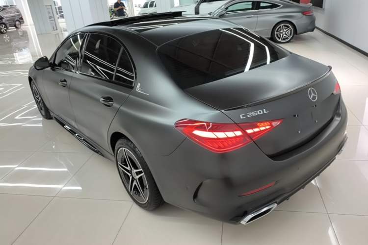 Used Mercedes-Benz C-Class 2023 Restyled C 260 L Night Edition Sports Version Rear Left 45 Deg