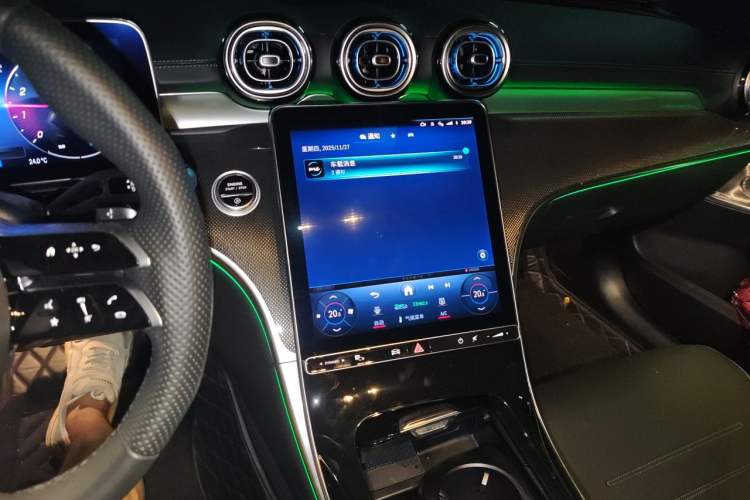 Used Mercedes-Benz C-Class 2023 C 260 L Bright Night Sports Edition Audio And AC Panel