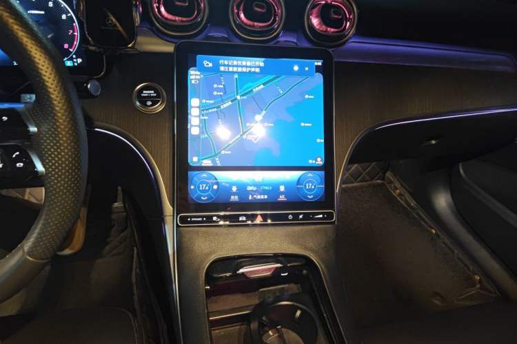 Used Mercedes-Benz C-Class 2023 Restyled C 260 L Night Edition Sports Version Audio And AC Panel