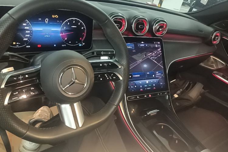Used Mercedes-Benz C-Class 2023 C 260 L Bright Night Sports Edition Center Console